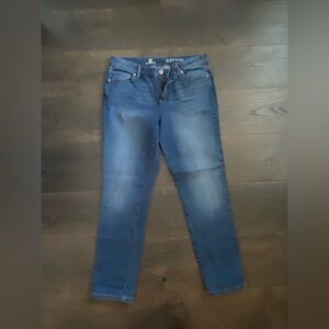 Liz Claiborne Boyfriend Jeans Mid Rise Relaxed Fit Casual Friday Size 10p